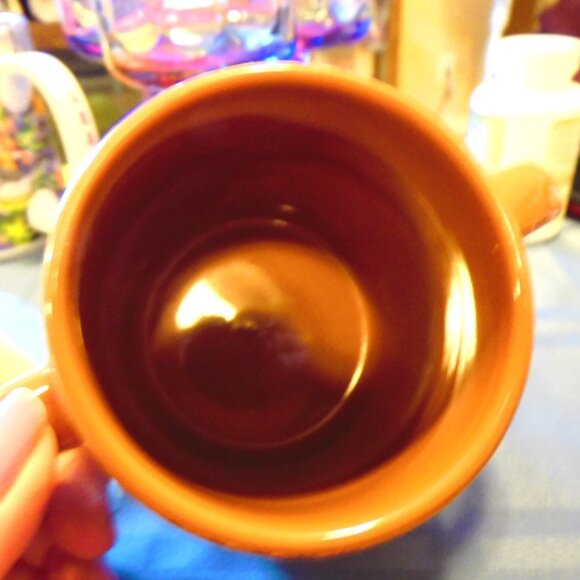SOCK MONKEY DOUBLE HANDLE HOT CHOCOLATE MUG / COFFEE CUP - Picture 4 of 6